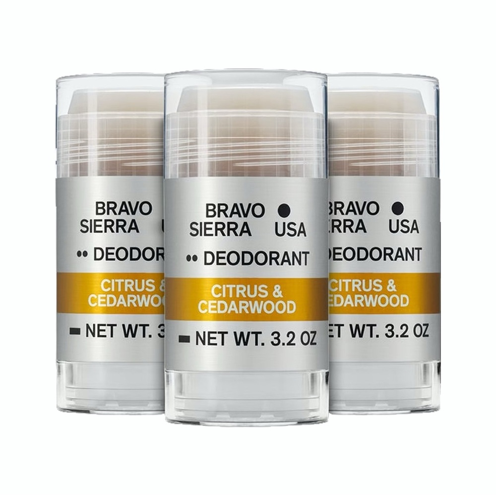 Bravo Sierra Deodorants 3-pack (brand new) - Citrus & Cedarwood